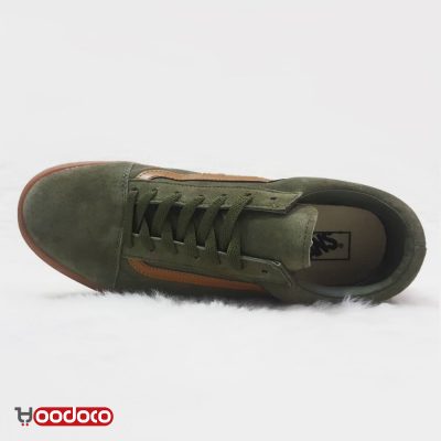 خرید و قیمت کتانی ونس اولد اسکول چرم سبز Vans Old Skool leather green