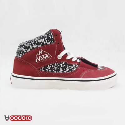 کفش ونس ساقدار فیر آف گاد قرمز Vans sk8 Fear Of God red