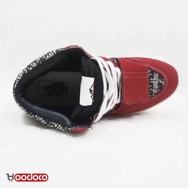 کفش ونس ساقدار فیر آف گاد قرمز Vans sk8 Fear Of God red