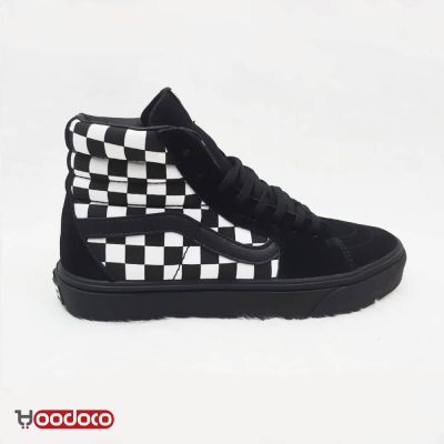 کفش ونس ساقدار شطرنجی مشکی Vans sk8 checker black