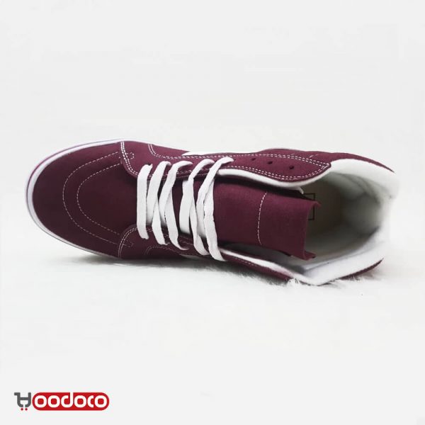 کفش ونس ساقدار زرشکی Vans sk8 maroon