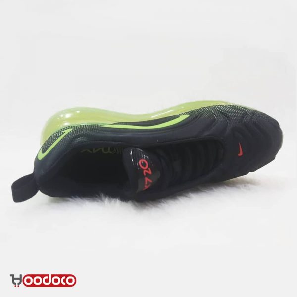 نایک ایرمکس 720 مشکی سبز شب نما Nike airmax 720 green black light