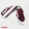 کفش ونس اولد اسکول 3 چسب زرشکی Vans Old Skool 3 glue burgundy