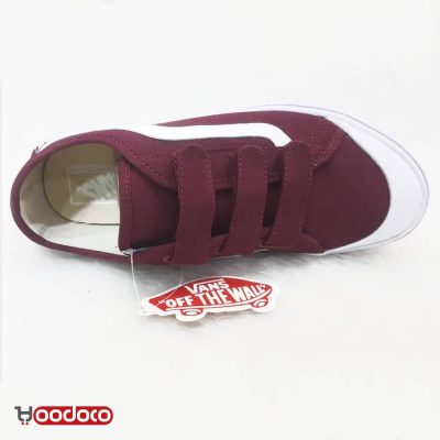 کفش ونس اولد اسکول 3 چسب زرشکی Vans Old Skool 3 glue burgundy