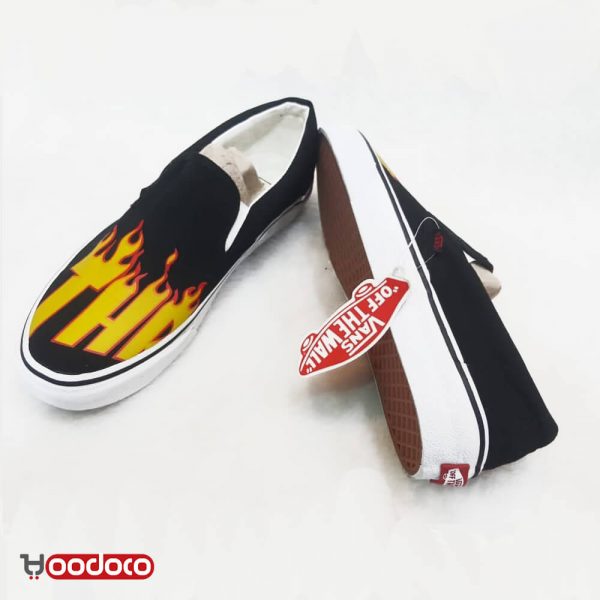 کفش ونس کالج تراشر مشکی Vans slip-on thrasher black