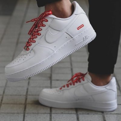 بزودی! ( پیش خرید از طریق واتساپ یا تلگرام 09178830512 ) Nike airforce low supreme white