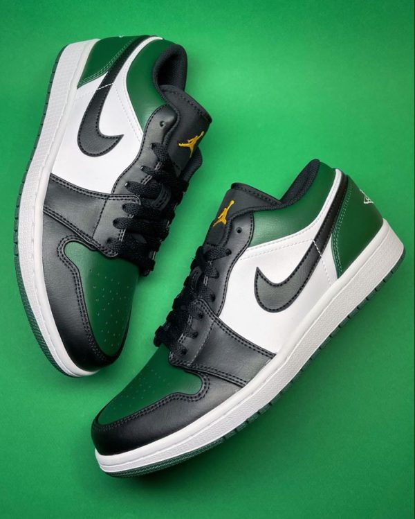 نایک ایر جردن ۱ بدون ساق سبز تو Nike air Jordan 1 low green toe