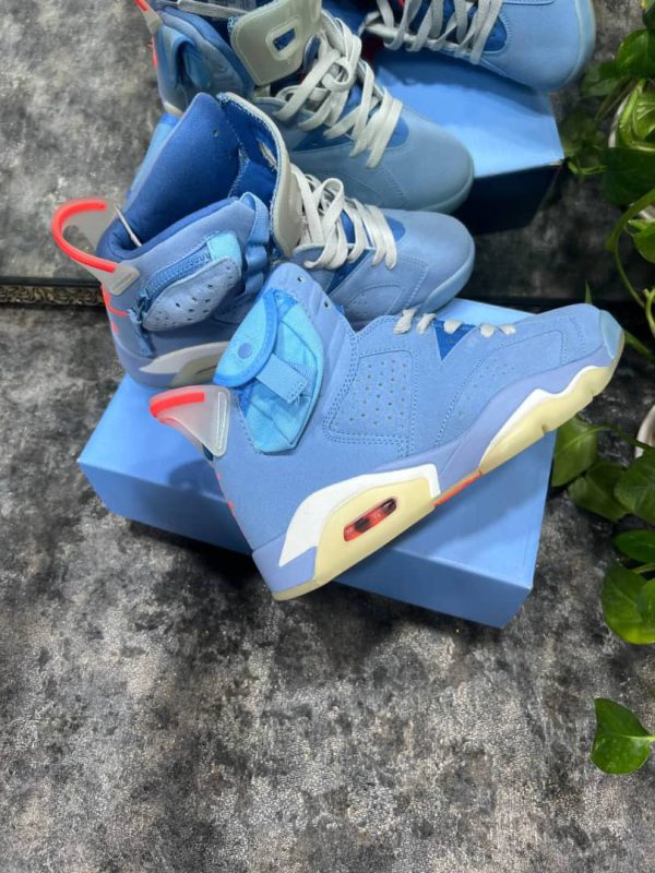 نایک ایر جردن ۶ تراویس آبی Nike jordan 6 travis blue - Image 2