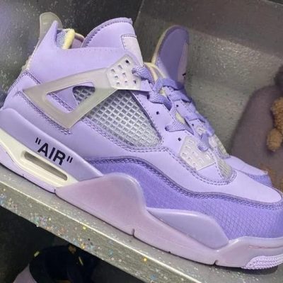 بزودی! ( پیش خرید از طریق واتساپ یا تلگرام 09178830512 ) Nike jordan 4 purple