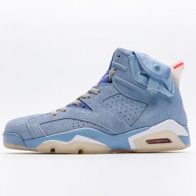 کتانی نایک جردن 6 تراویس آبی Nike jordan 6 travis blue