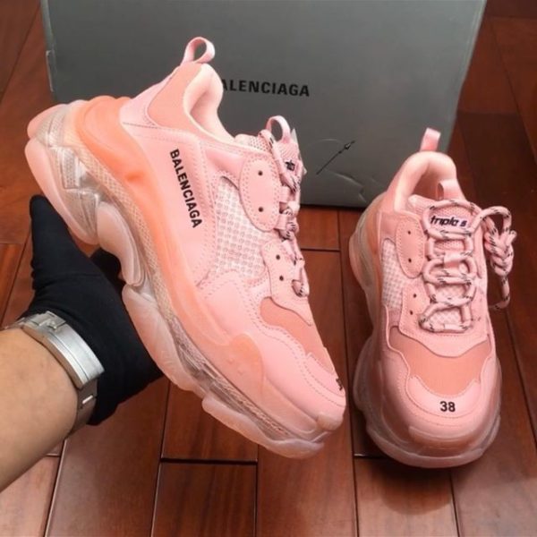 بالنسیاگا تریپل اس هلویی روشن Balenciaga triple s peach