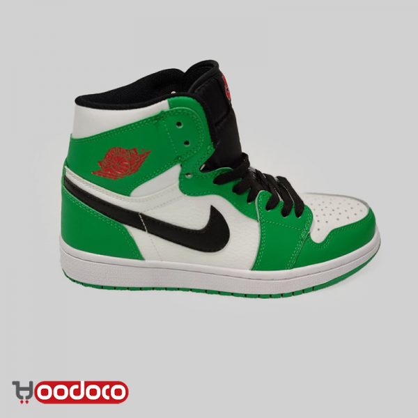 کتانی نایک ایر جردن ۱ سبز لاکی Nike air Jordan 1 high lucky green