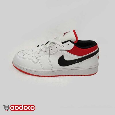 کتانی نایک ایر جردن ۱ بدون ساق قرمز لاکی Nike air Jordan 1 low lucky red