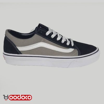 کتانی ونس اولد اسکول مشکی طوسی Vans old skool black and grey