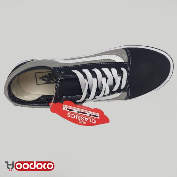 کتانی ونس اولد اسکول مشکی طوسی Vans old skool black and grey