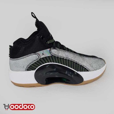 کتانی نایک ایر جردن ۳۵ مشکی طوسی Nike air Jordan xxxv 