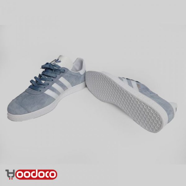 آدیداس گزل طوسی روشن Adidas gazelle grey - Image 2