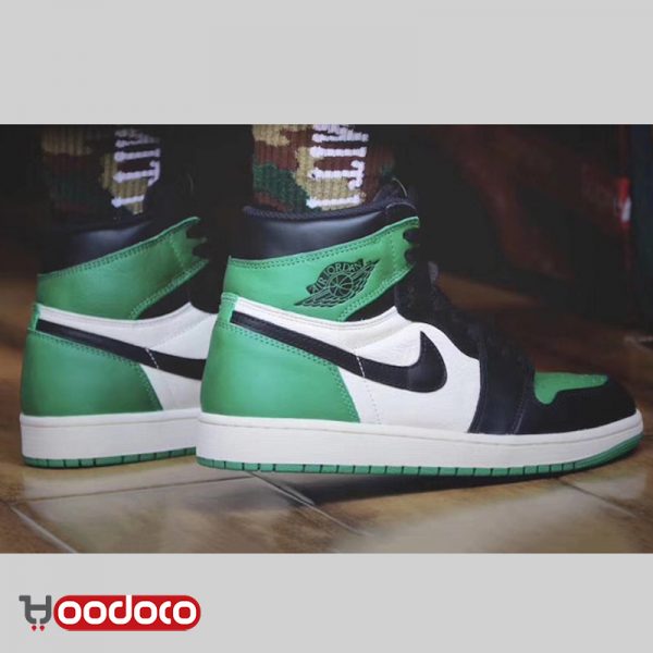 کتانی نایک ایر جردن ۱ پاین سبز Nike air Jordan 1 high pine green