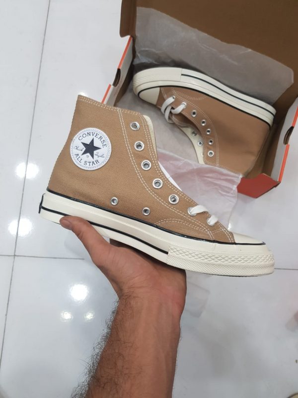 کانورس آل استار 1970 ساقدار خاکی Converse all star 1970 high