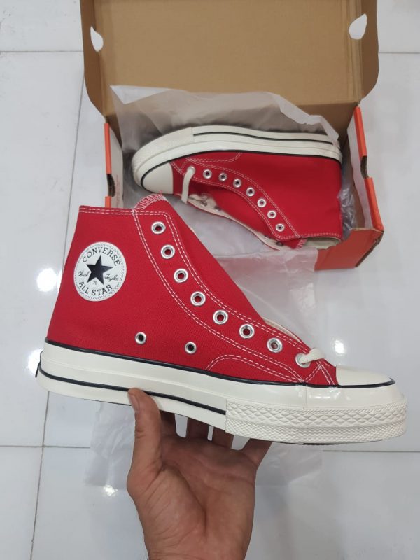 کانورس آل استار ۱۹۷۰ ساقدار قرمز Converse all star 1970 high red - Image 3