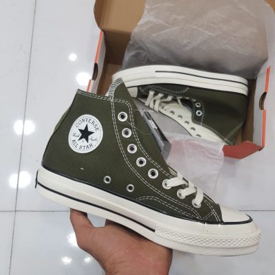 کتانی کانورس آل استار ۱۹۷۰ ساقدار سبز یشمی Converse all star 1970 high green