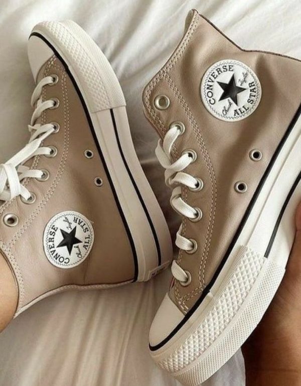 کانورس آل استار 1970 ساقدار خاکی Converse all star 1970 high