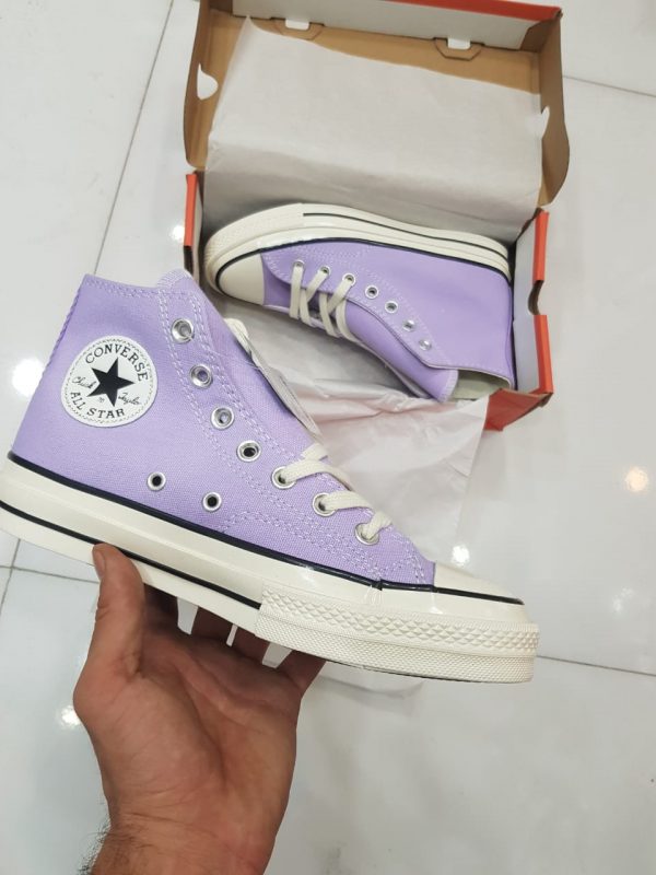 کتانی کانورس آل استار ۱۹۷۰ ساقدار بنفش Converse all star 1970 high purple