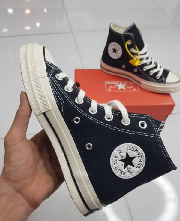 کانورس آل استار ۱۹۷۰ ساقدار مشکی Converse all star 1970 black