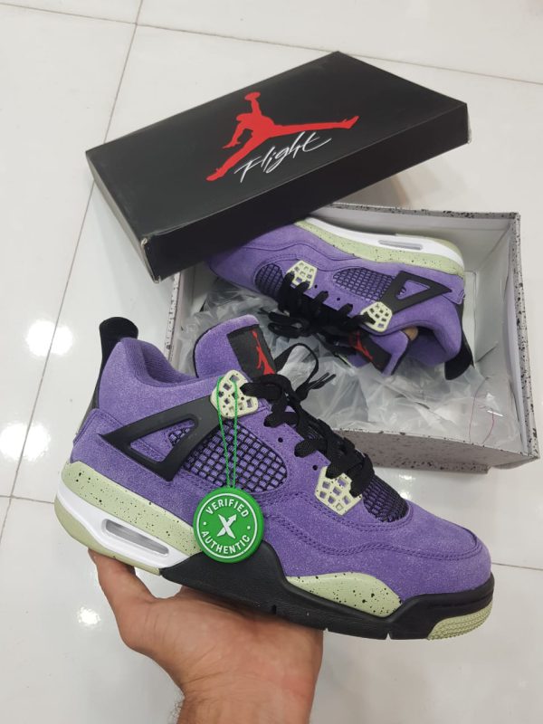 Nike air jordan 4 canyon purple  نایک ایر جردن ۴ کانیون بنفش - Image 3