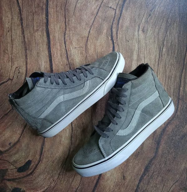 ونس اسکیت ساقدار مدنس طوسی Vans sk8 hi slim madness grey