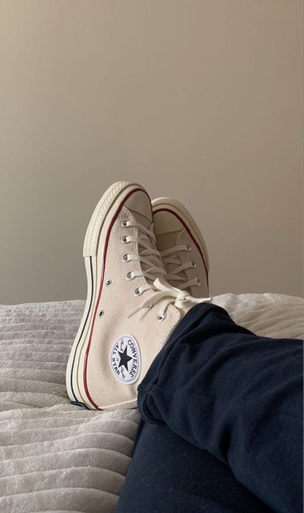 کانورس آل استار ۱۹۷۰ ساقدار کرمی Converse all star 1970 high cream