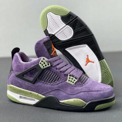 Nike air jordan 4 canyon purple نایک ایر جردن ۴ کانیون بنفش