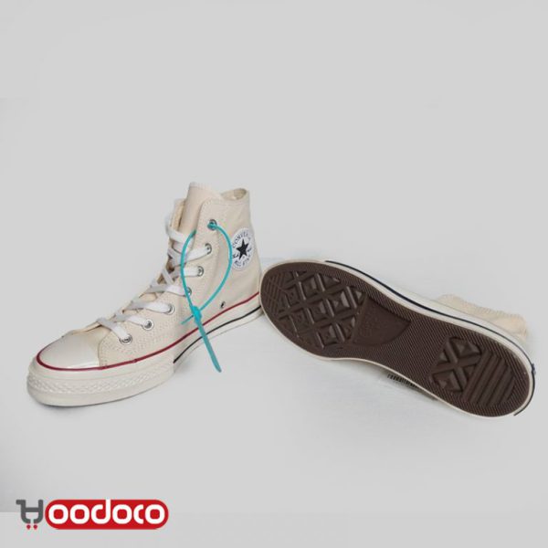 کانورس آل استار ۱۹۷۰ ساقدار کرمی Converse all star 1970 high cream - Image 2