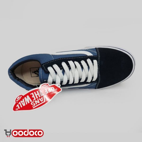 ونس اولد اسکول آبی مشکی Vans old skool blue and black