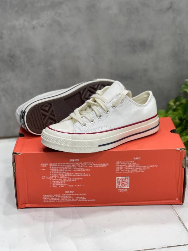 کانورس آل استار ۱۹۷۰ بدون ساق سفید Converse all star 1970 low white - Image 3