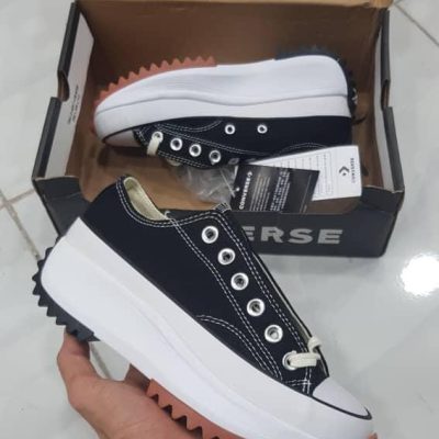 کانورس آل استار استارهایک مشکی بدون ساق Converse all star low run star hike black