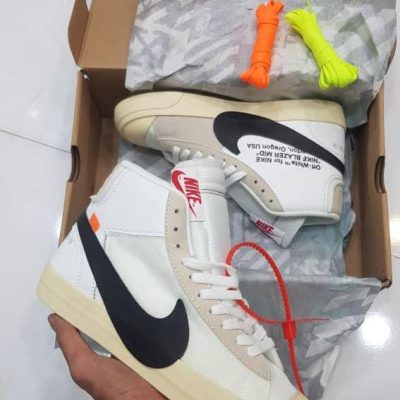 نایک بلازر آف وایت سفید Nike blazer mid off white