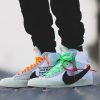 نایک بلازر آف وایت سفید Nike blazer mid off white