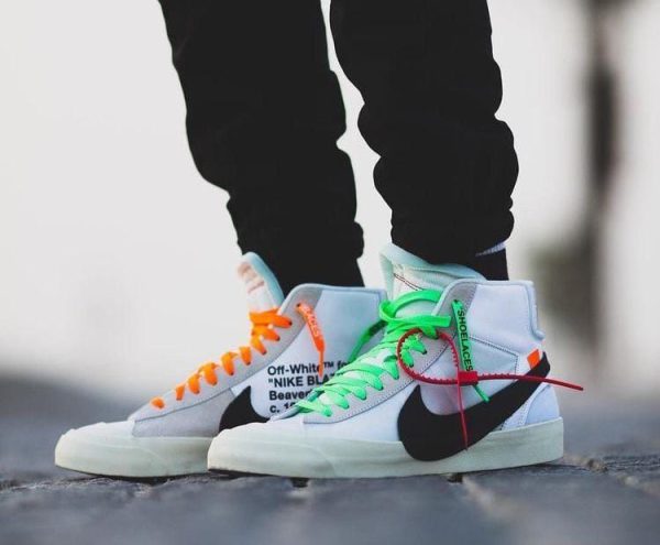 نایک بلازر آف وایت سفید Nike blazer mid off white