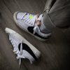 نایک بلازر بدون ساق جامبو سفید مشکی Nike blazer low jumbo white black