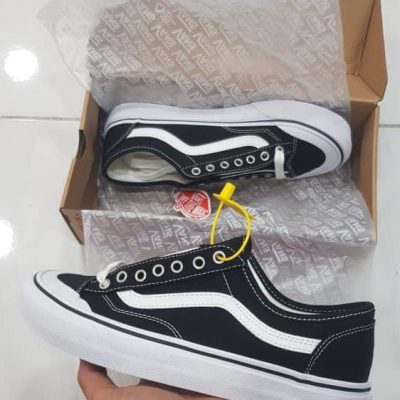 ونس اولد اسکول پرو مشکی سفید Vans old skool pro black