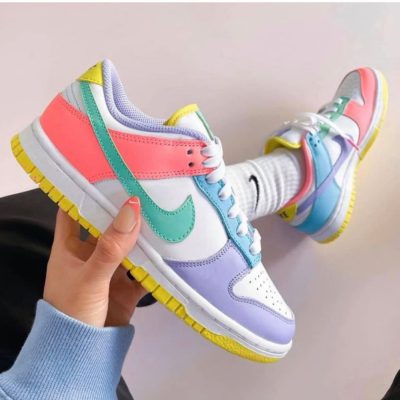 نایک اس بی دانک بدون ساق آبنبات رنگی Nike sb dunk candy