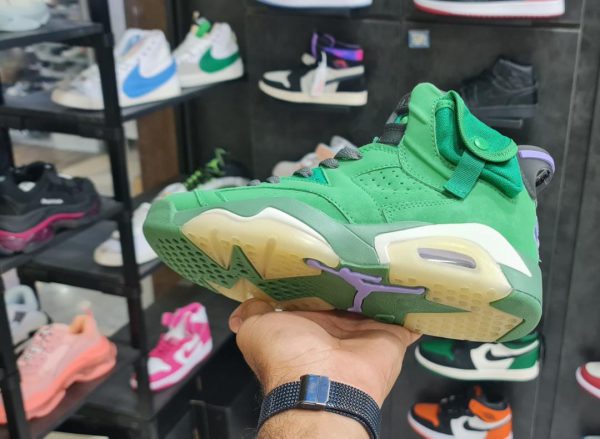 نایک ایر جردن ۶ سبز جیر Nike air jordan 6 Travis scott green - Image 2