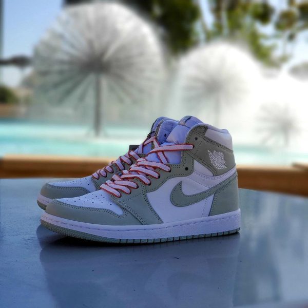 نایک ایر جردن ۱ ساقدار سبز سیفام  Nike air jordan 1 seafoam - Image 2