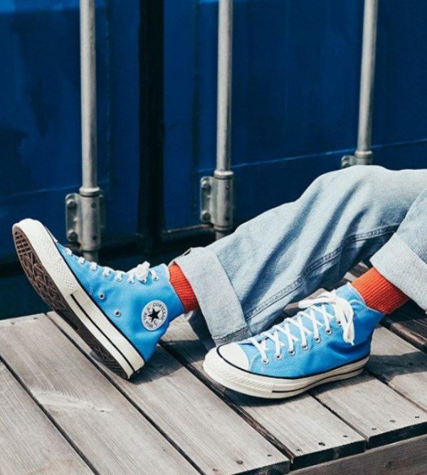 کانورس آل ستار ۱۹۷۰ ساقدار یونیورسیتی آبی Converse all star 1970 University blue