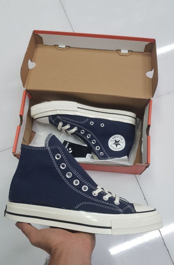 کانورس آل استار ۱۹۷۰ ساقدار سورمه ای Converse all star 1970 navy - Image 2