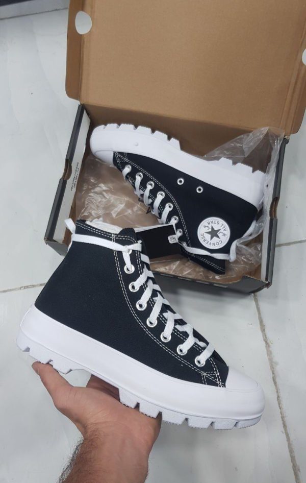 کانورس آل ستار ساقدار لاگد مشکی Converse all star chuck Taylor lugged - Image 3