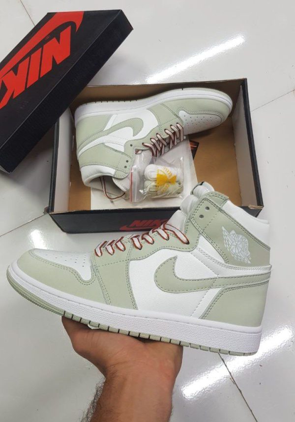 نایک ایر جردن ۱ ساقدار سبز سیفام  Nike air jordan 1 seafoam - Image 3