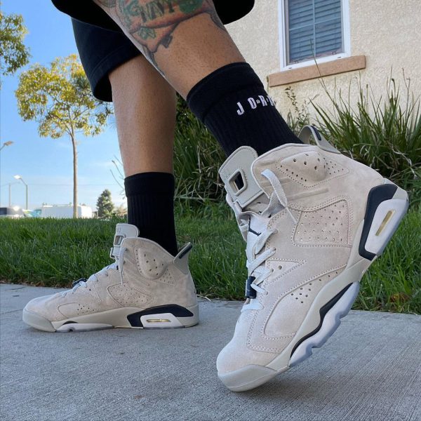 نایک ایر جردن ۶ طوسی جیر Nike air jordan 6 Georgetwon