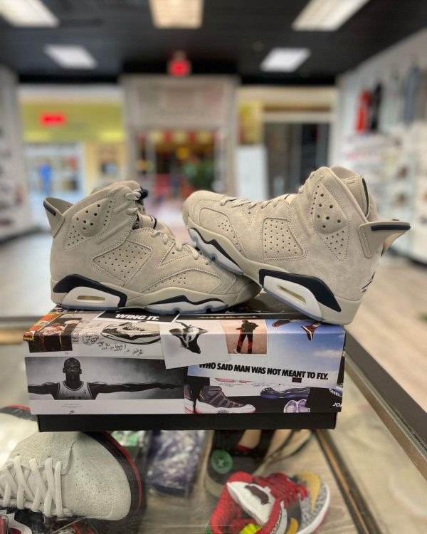 نایک ایر جردن ۶ طوسی جیر Nike air jordan 6 Georgetwon - Image 3